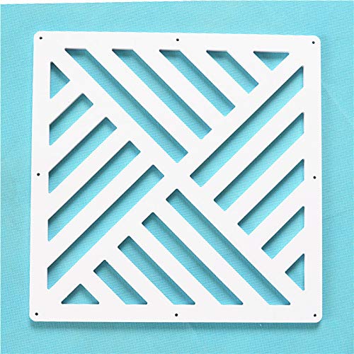 SNOW MountainSnow DIY Hanging Room Divider - Decorative Partition Screen Panel for Bedroom, Dining & Living Room - White (12pc Set) | Perfect for Home Office Privacy, Studio Separation & Interior Design