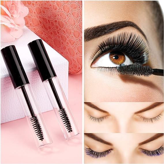 Hunky Dory 3-Piece 5ml Empty Mascara Tubes Set - Refillable Eyelash Serum, Eyeliner & Lash Cream Containers for DIY Beauty | Perfect for Travel, Salon Use & Makeup Artists