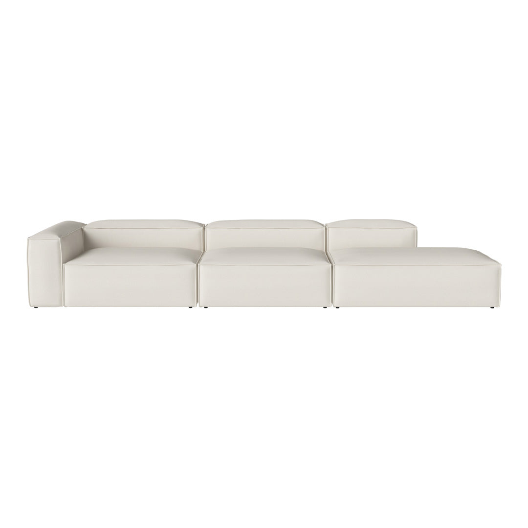 Cosima 3-Seater Sofa with Open End - Modern Living Room Furniture for Small Spaces | Perfect for Apartments, Studios & Cozy Home Decor