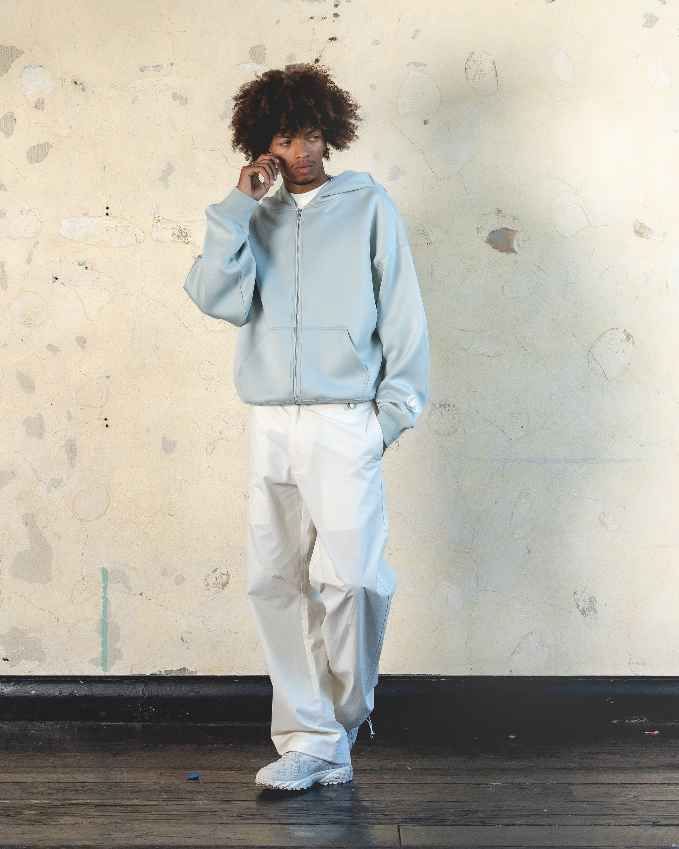 404 Function Zip Hoodie Sage Green - Lightweight & Comfortable Pullover for Men & Women - Perfect for Outdoor Activities, Gym & Casual Wear
