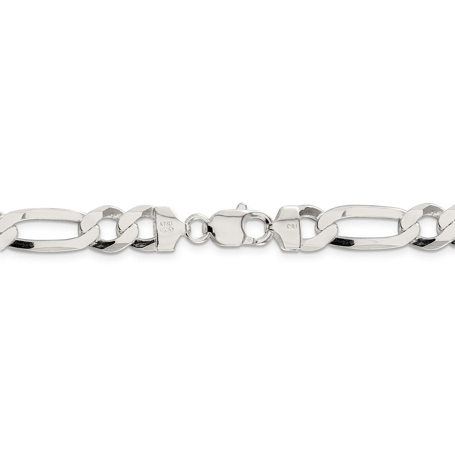 925 Sterling Silver Lightweight Figaro Chain Necklace, Bracelet or Anklet - Dainty Jewelry for Women & Men - Perfect for Everyday Wear, Gifts & Special Occasions