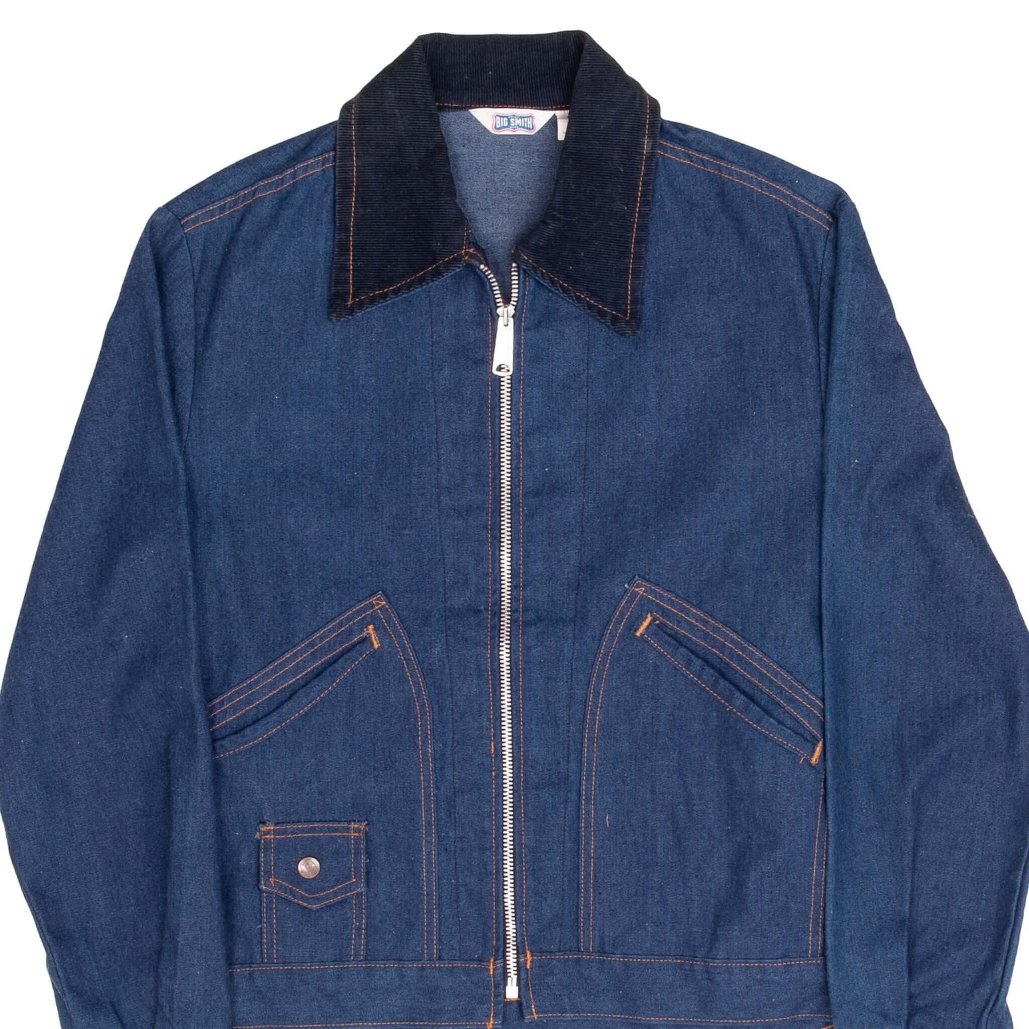 Vintage Big Smith Denim Jacket 1960s - Medium Size - Made in USA - Classic Retro Style for Men & Women - Perfect for Casual Wear, Outdoor Adventures & Vintage Fashion Collectors