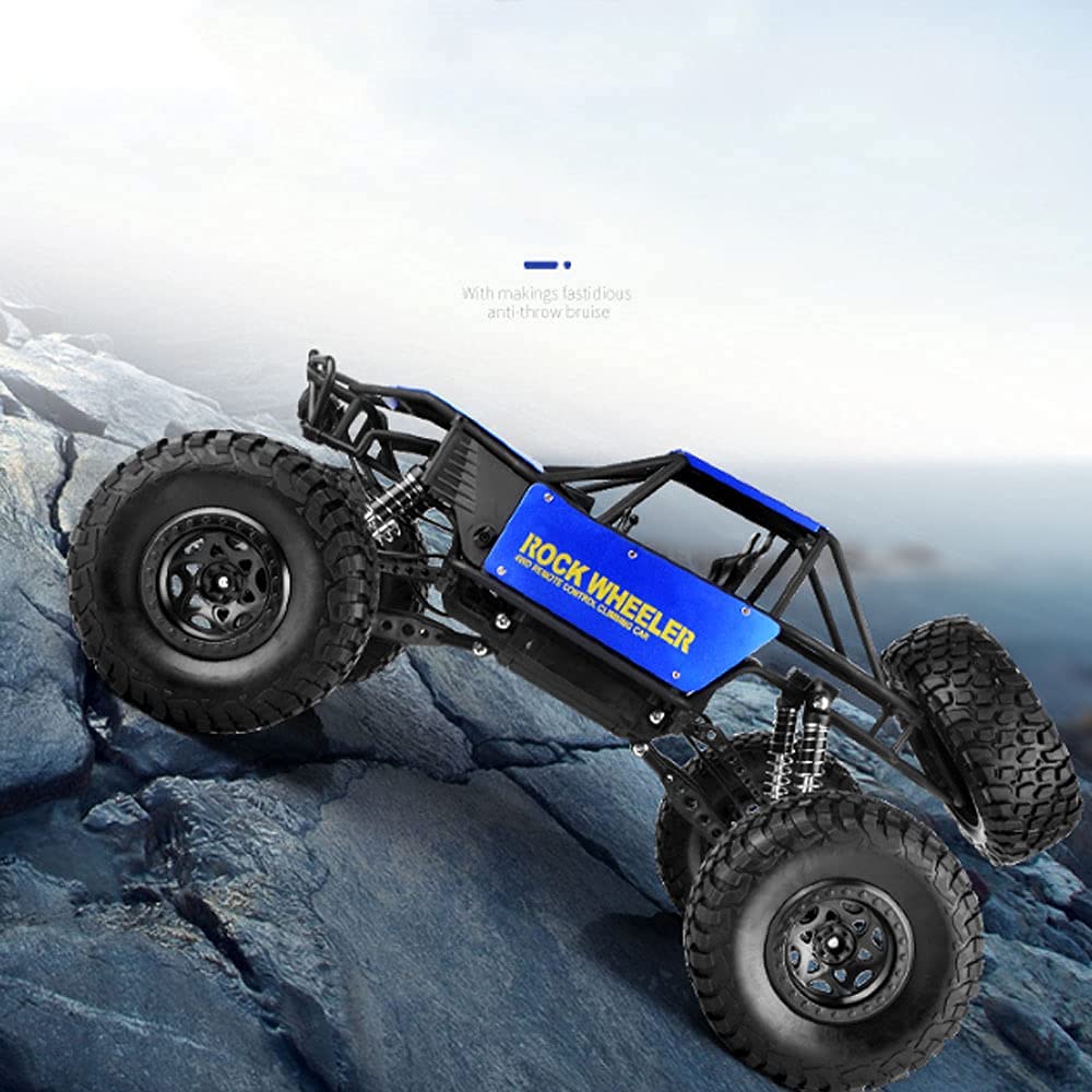 1:8 Scale Large Remote Control Monster Truck - 4WD Off-Road RC Crawler Car for Kids & Adults - All Terrain Vehicle for Outdoor Adventure, Birthday & Christmas Gifts