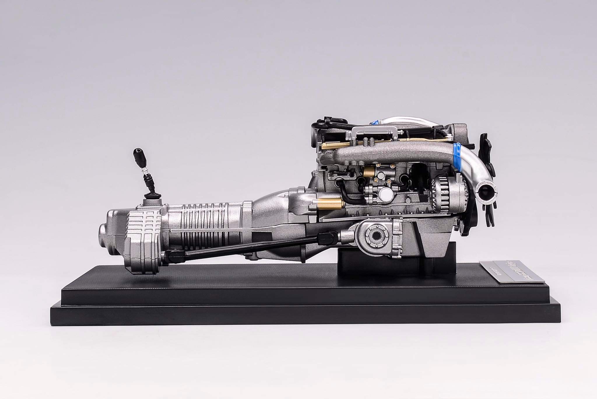 MotorHelix 1:18 Scale Nissan RB26DETT Engine Model - Detailed Diecast Display for Car Enthusiasts & Collectors - Perfect for Home Office Decor, Man Cave Display, and Automotive Gift Ideas
