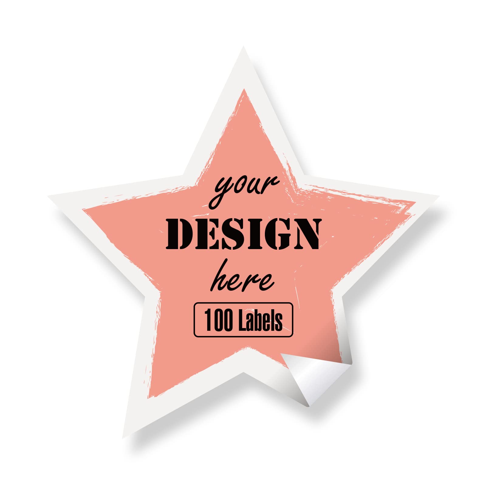 Custom Personalized Stickers & Labels - Create Customized Stickers with Your Design, Logo, or Text - 100 Premium 5
