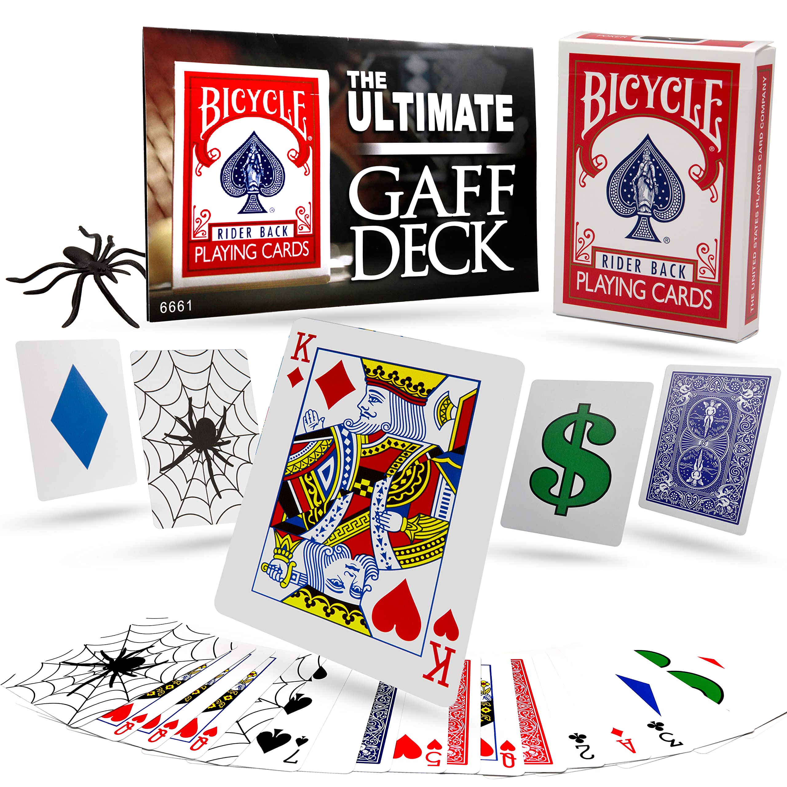 Ultimate Gaff Deck Card Tricks - Premium Special Printed Bicycle Playing Cards for Magicians & Cardistry Performances | Perfect for Magic Shows, Street Performances & Close-up Tricks