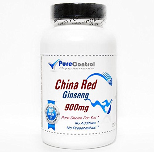 PureControl Supplements 900mg Red Ginseng Extract - 200 Capsules | 100% Pure Korean Panax Ginseng | Supports Energy, Focus & Immune System | Perfect for Workout Recovery & Daily Wellness