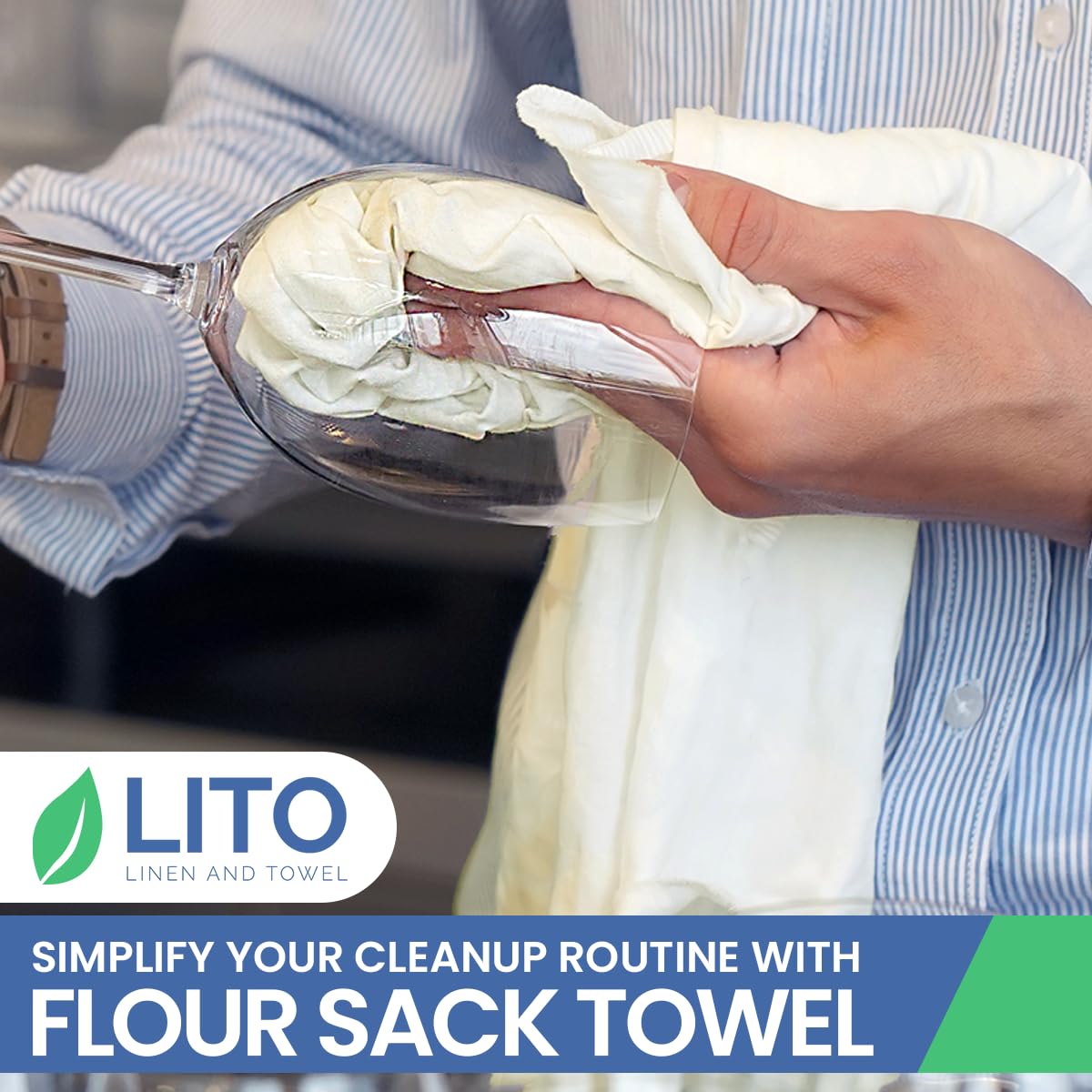 Premium Flour Sack Towels - 3 Pack 18