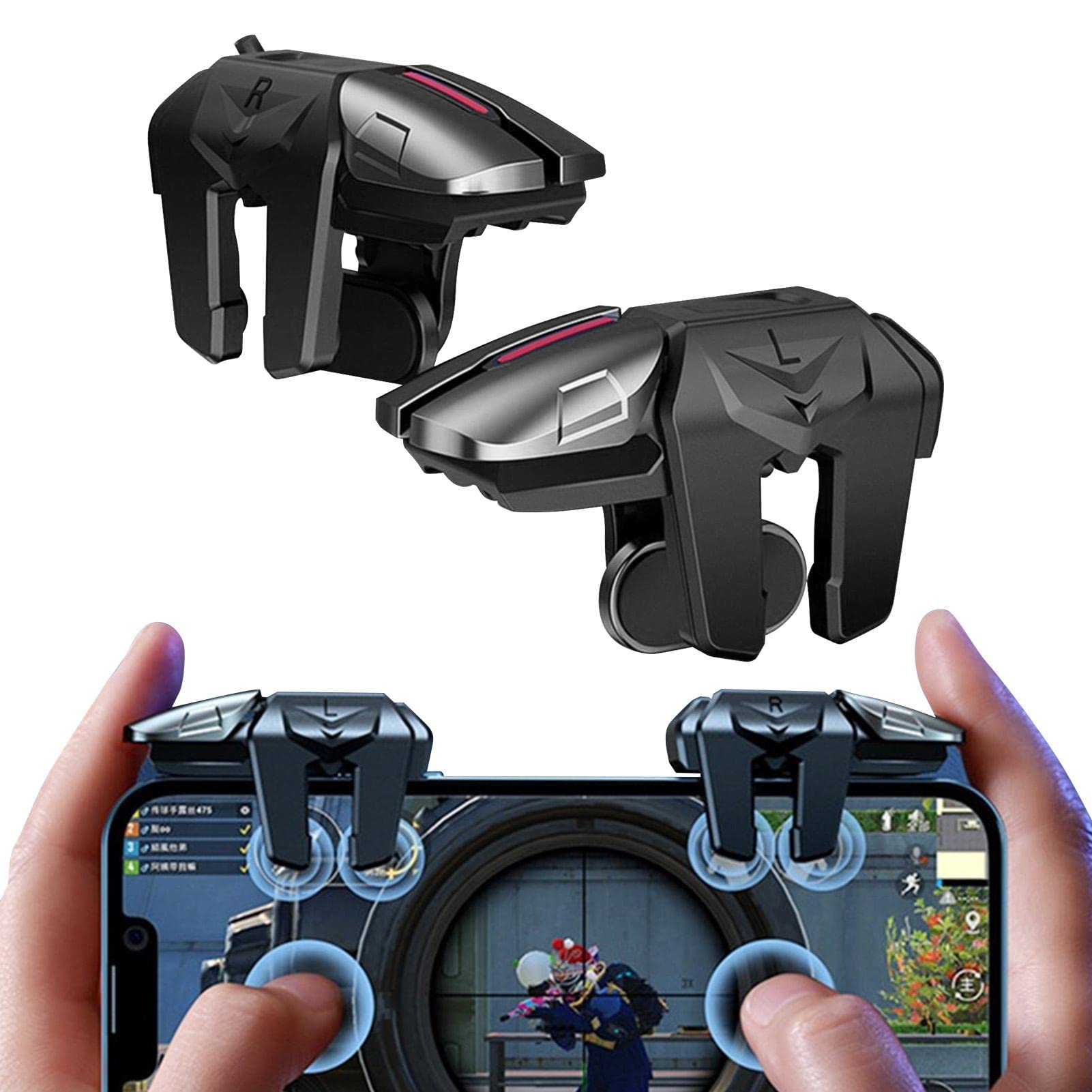 Lembrd Game Trigger - Ergonomic Retractable Phone Game Controller for Sensitive Shooting, Low Latency & Reliable Protection | Perfect for FPS, Battle Royale & Mobile Gaming on the Go