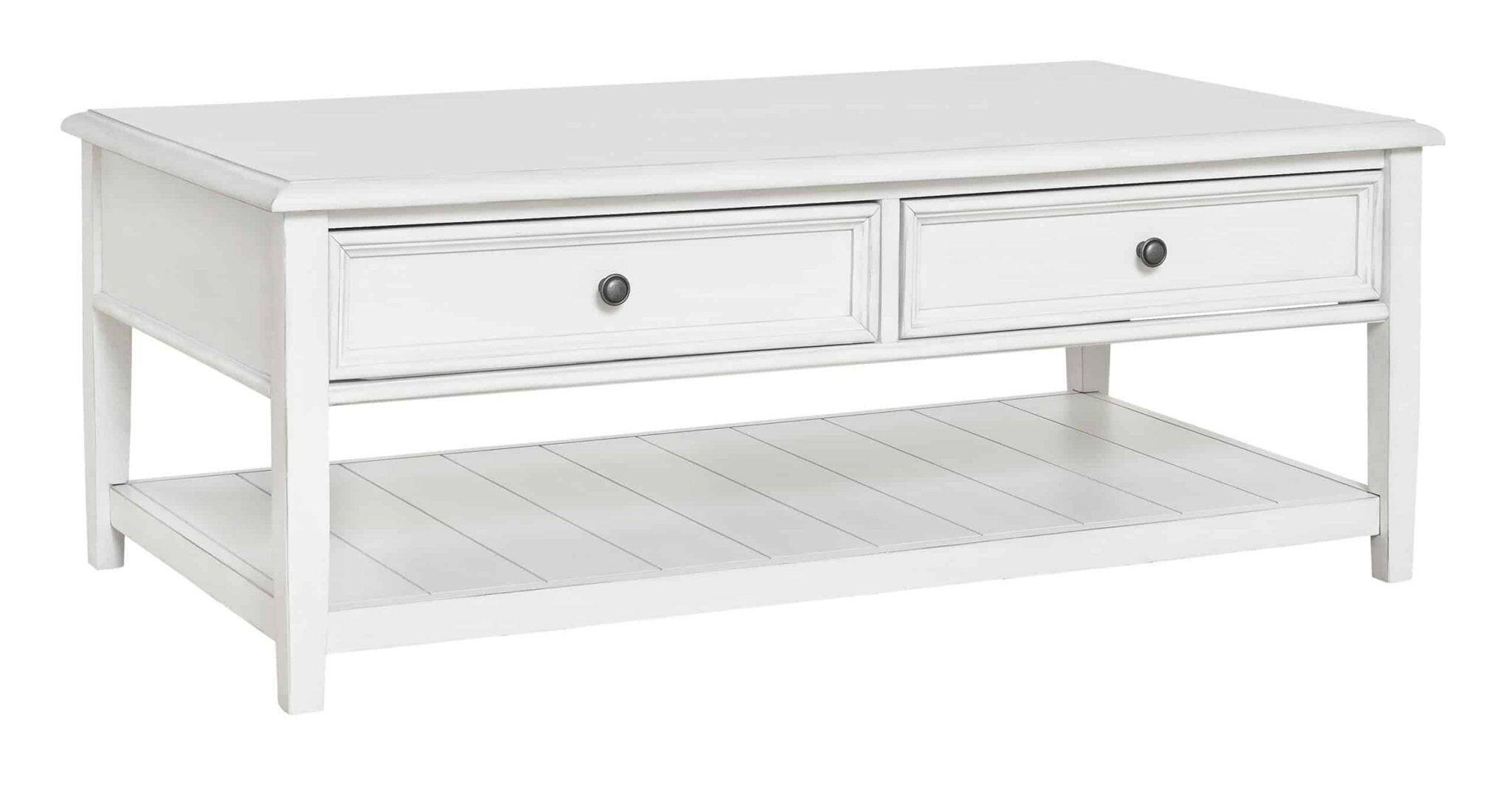 Kanwyn Cocktail Table T937 - Modern Coffee Table with Glass Top for Living Room, Lounge & Bar - Stylish Center Table for Home Decor & Entertaining