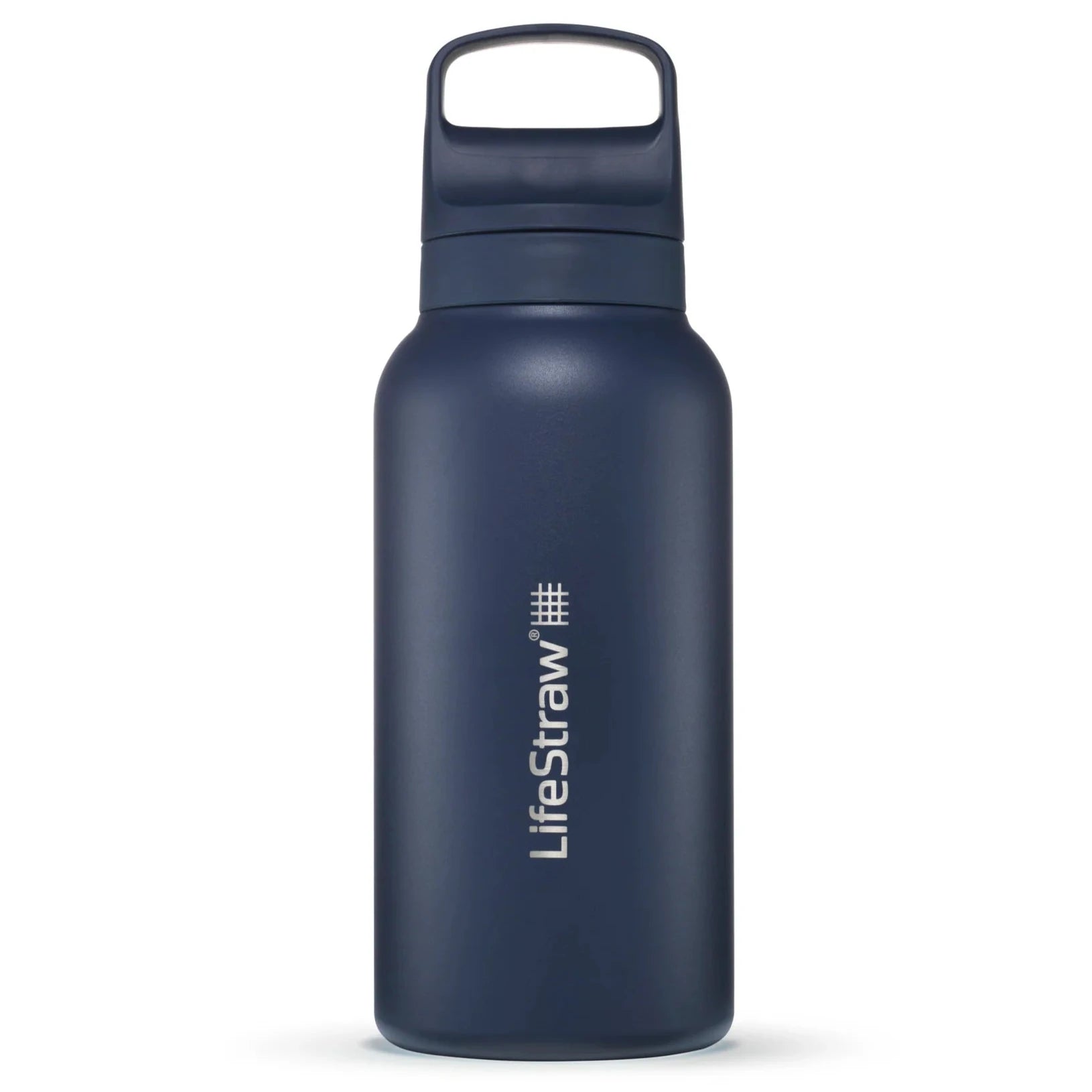 LifeStraw Go 2.0 Stainless Steel Water Filter Bottle - 700ml BPA-Free Portable Water Purifier for Hiking, Camping & Travel - Removes 99.9% of Bacteria & Parasites