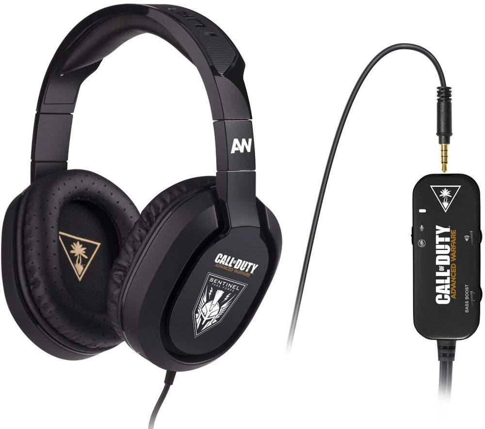 Turtle Beach Call of Duty Advanced Warfare Ear Force Sentinel Task Force Gaming Headset - PS4 & PC Compatible Noise-Canceling Headphones with Mic for Immersive FPS Gaming Experience