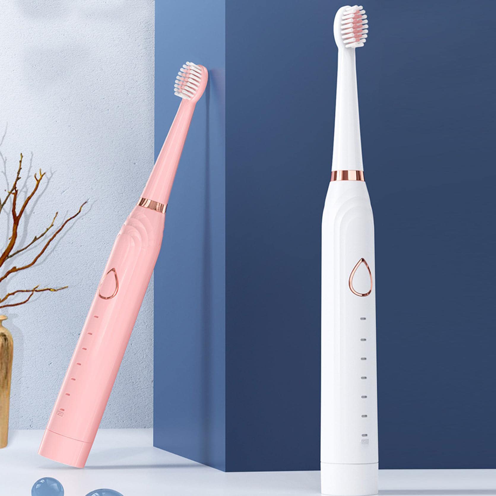 3 in 1 Sonic Electric Toothbrush with 5 Brush Heads, Silicone Facial Cleansing & Massage Head - 6 Modes, IPX7 Waterproof, Built-in Timer for Deep Cleaning, Whitening & Gum Care - Perfect for Travel, Home & Daily Oral Hygiene Routine