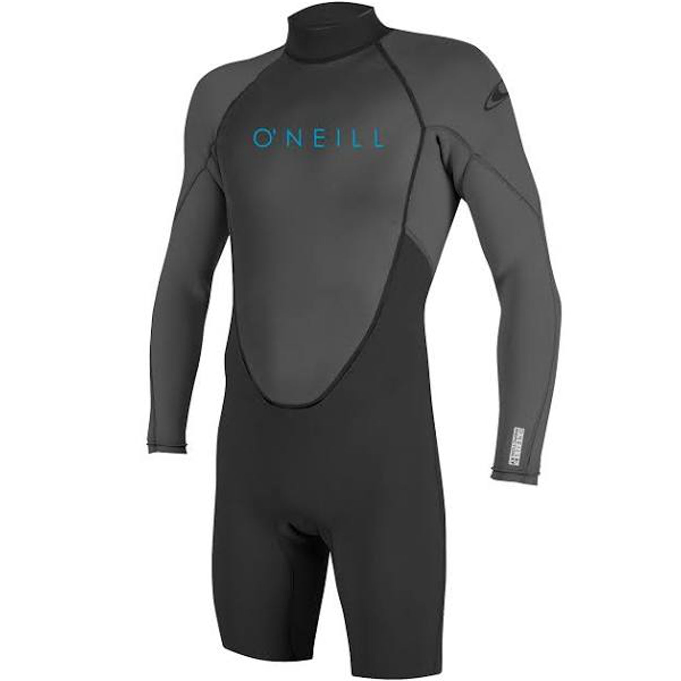 O'Neill REACTOR 2 Youth 2mm Back Zip Long Sleeve Spring Wetsuit - Black/Graphite for Surfing, Diving & Water Sports