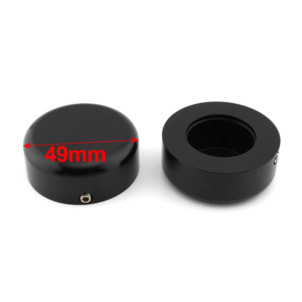CNC Aluminum Motorcycle Front Fork Cap Cover Protector for Harley-Davidson Sportster S 1250 RH1250 S (2021-2023) - Durable Protection for Off-Road & Street Riding