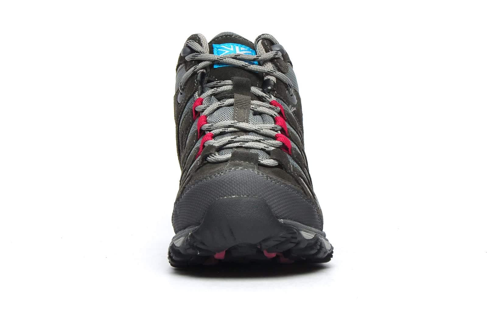 Karrimor Women's Isla Mid Waterproof Hiking Boots - Black - UK Size 4 - Weathertite Technology for All-Terrain Protection - Perfect for Hiking, Trekking & Outdoor Adventures