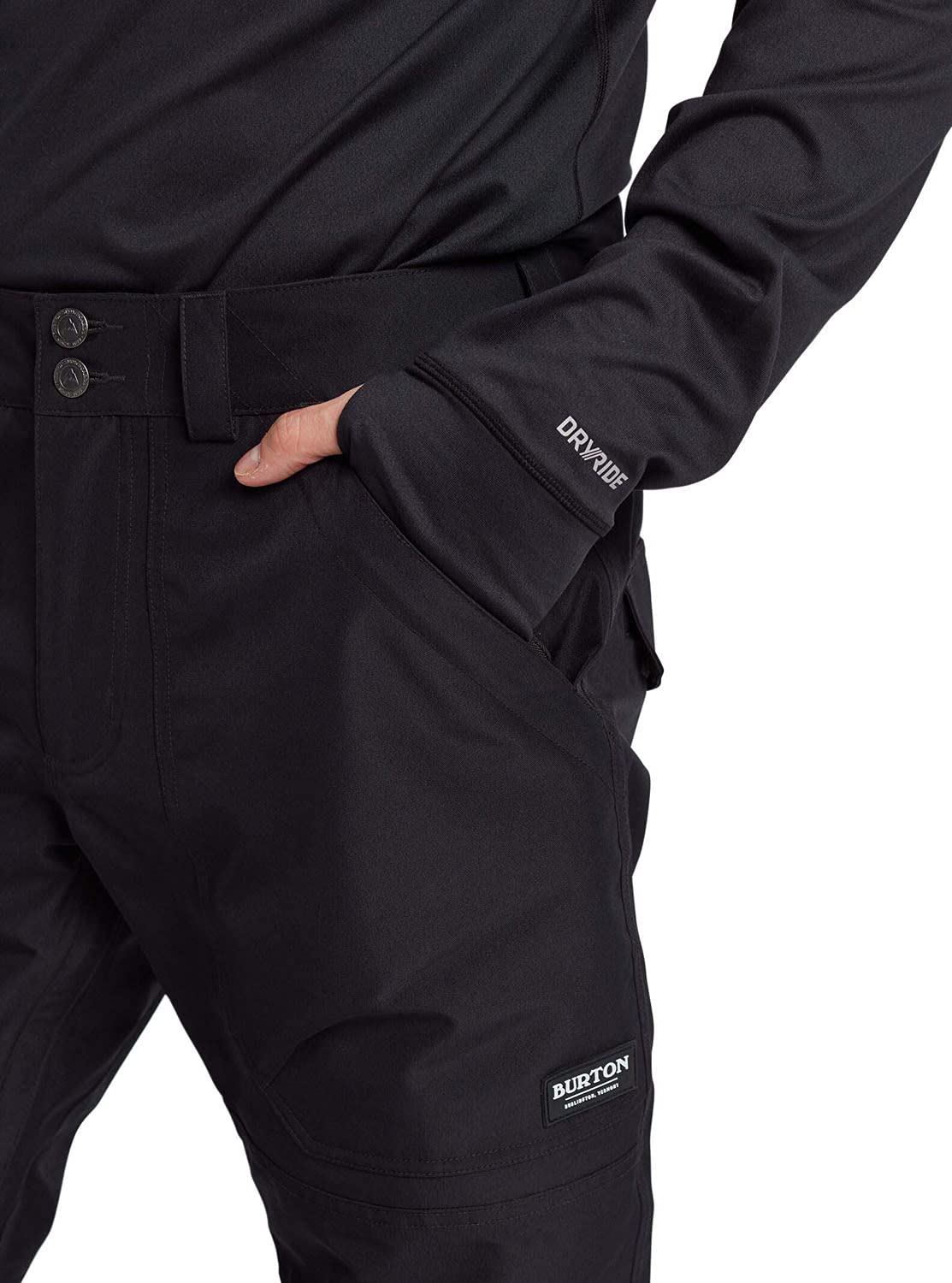 Burton Ballast Gore-Tex Waterproof Snowboard Pants for Men - Winter Skiing & Snowboarding Gear for Cold Weather Protection