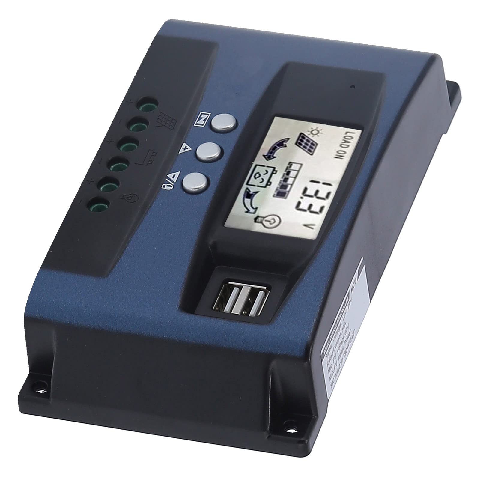 MPPT Solar Charge Controller - Adjustable, Low Heat, Multiple Protection for Industrial, Business & Home Use | Perfect for Off-Grid Solar Systems, RVs & Backup Power