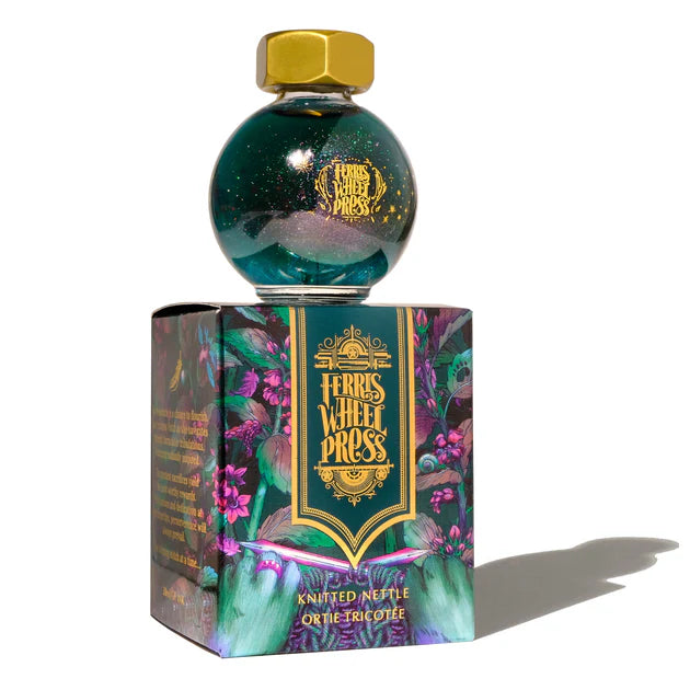 Ferris Wheel Press FerriTales The Wild Swans Knitted Nettle Fountain Ink - Premium Calligraphy & Fountain Pen Ink for Artistic Writing, Journaling, and Creative Projects