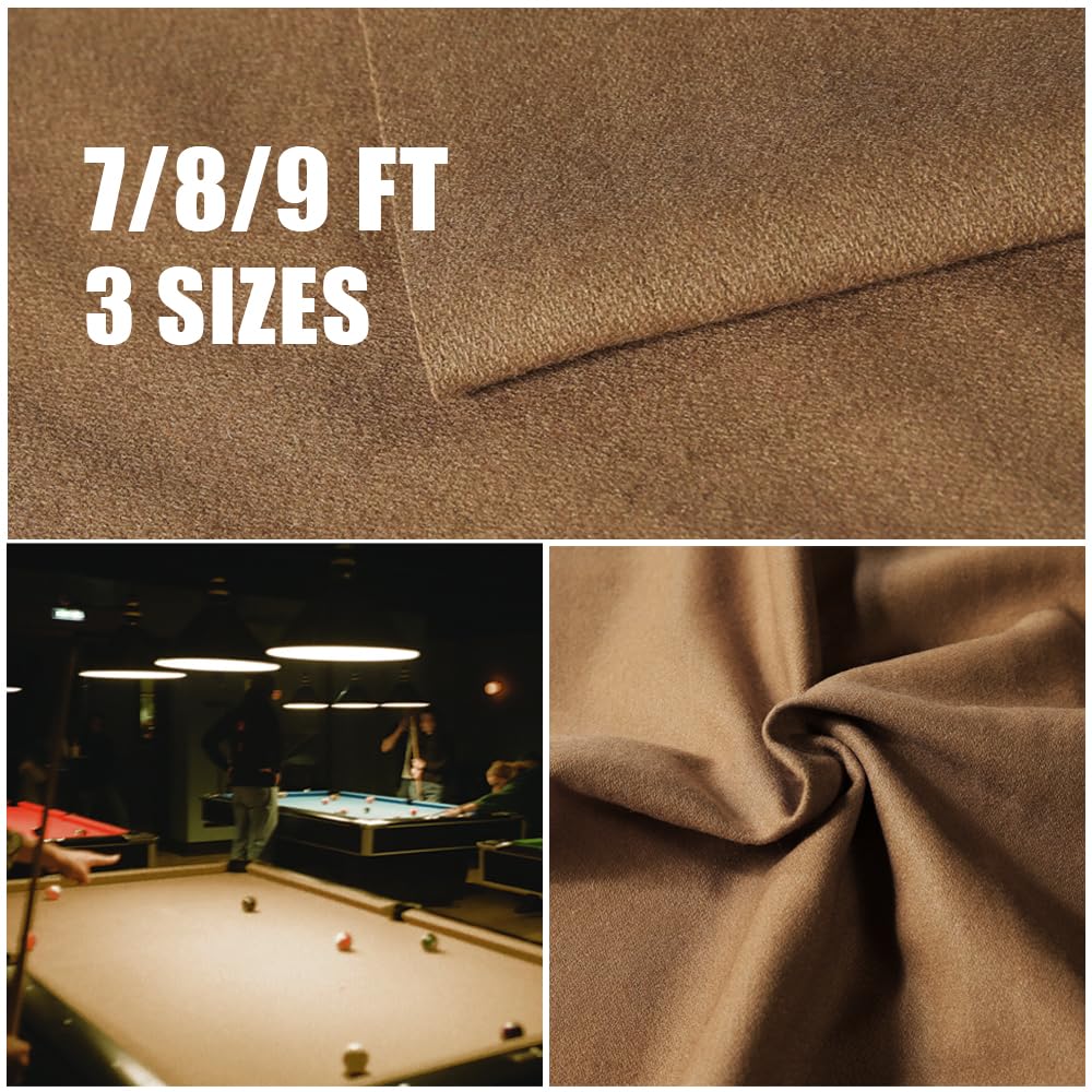 Metaball Professional Pre-Cut Pool Table Felt Cloth with 6 PCS Bottom Cloth - Fits 7, 8 & 9 Foot Tables | 7 Color Options | Durable Billiard Surface for Home Game Rooms & Bars