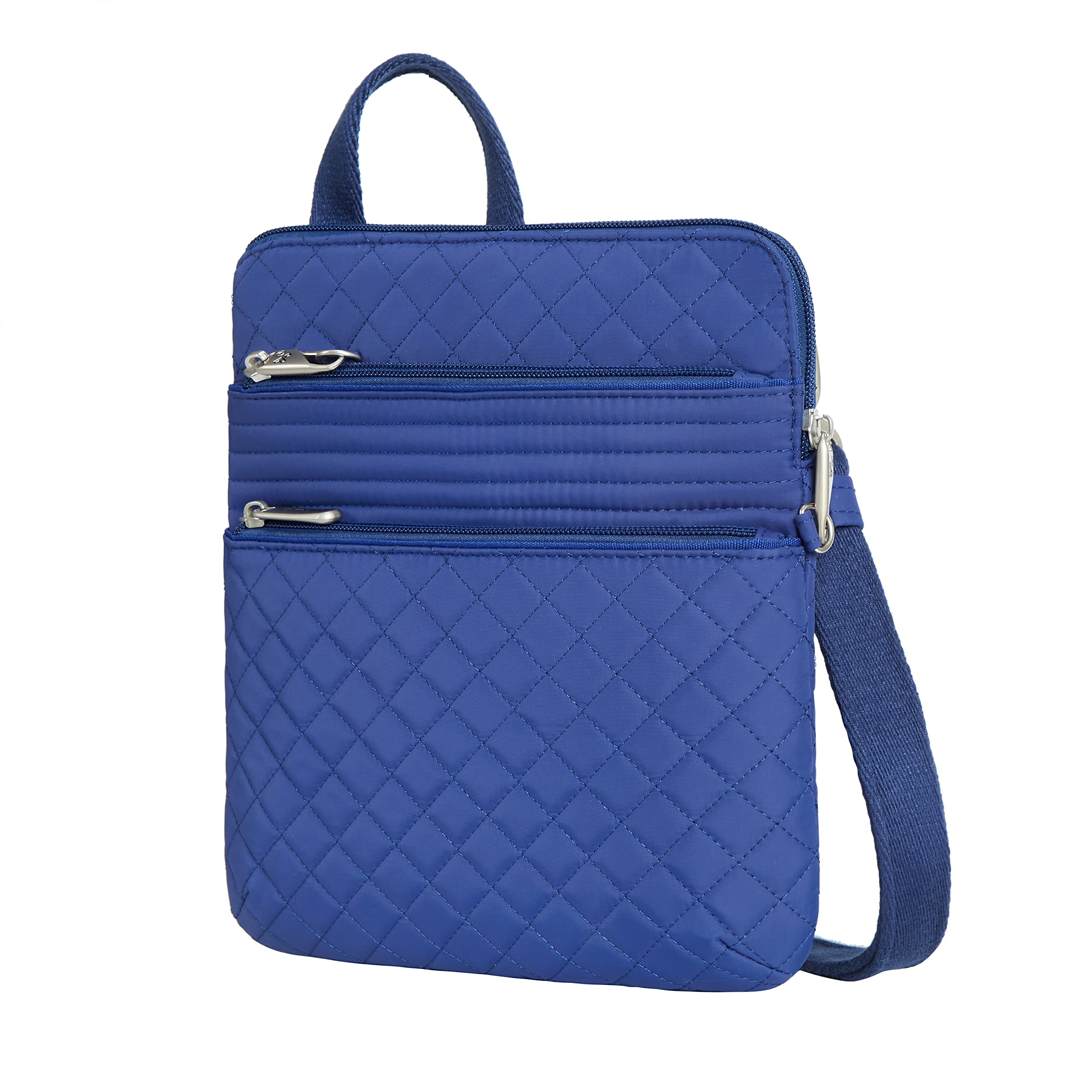 Travelon Anti-Theft Boho Slim Crossbody Bag for Women - Secure RFID Blocking Purse with Adjustable Strap for Travel, Commuting & Everyday Use