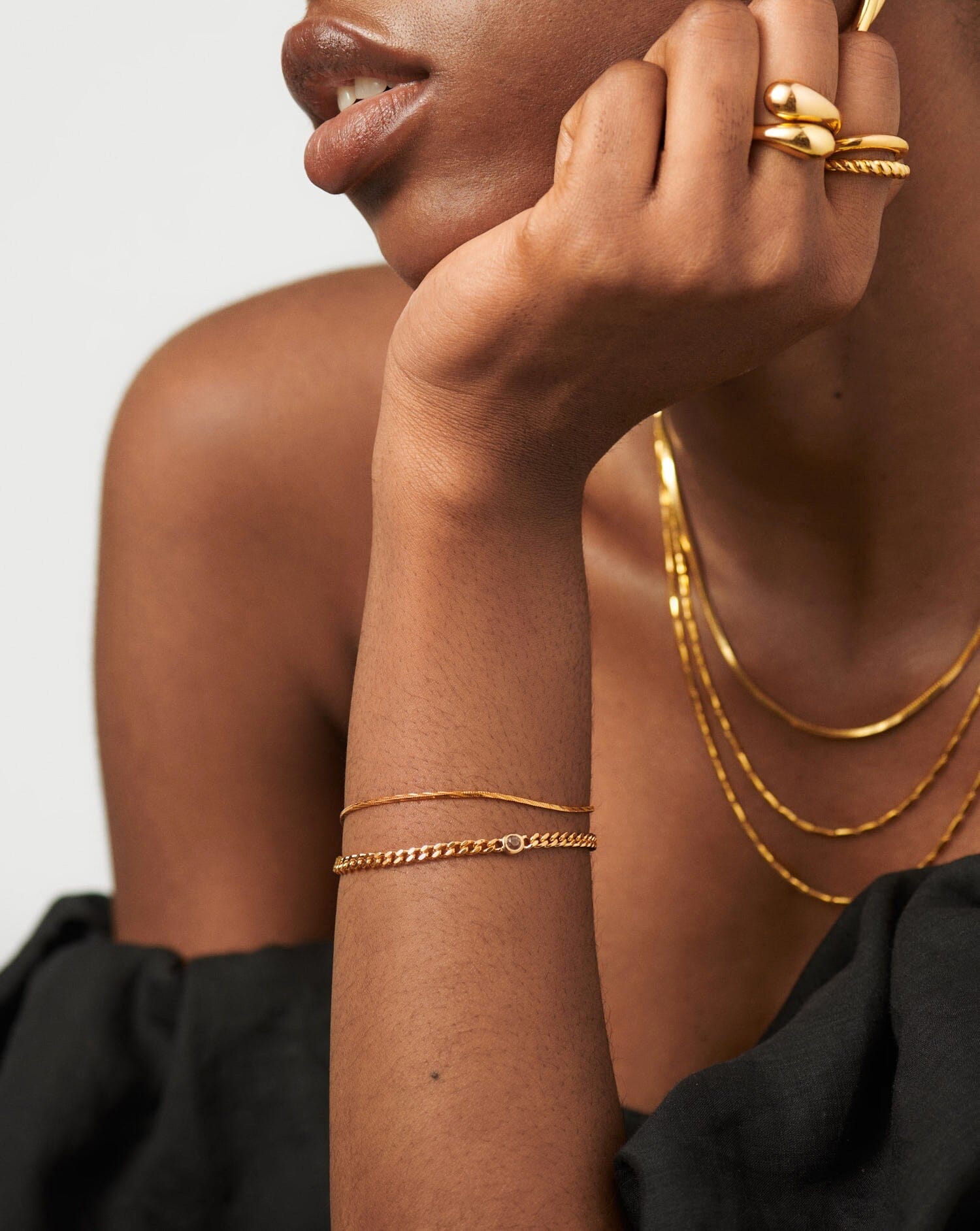 April Birthstone Bracelet for Women - 18k Gold Plated Vermeil & Crystal Charm Jewelry | Perfect Birthday Gift, Anniversary Present, or Everyday Wear