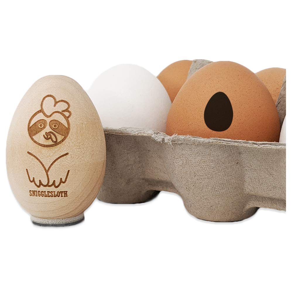 Mini 1/2 Inch Egg Solid Chicken Egg Rubber Stamp - Perfect for Scrapbooking, Card Making, and DIY Crafts