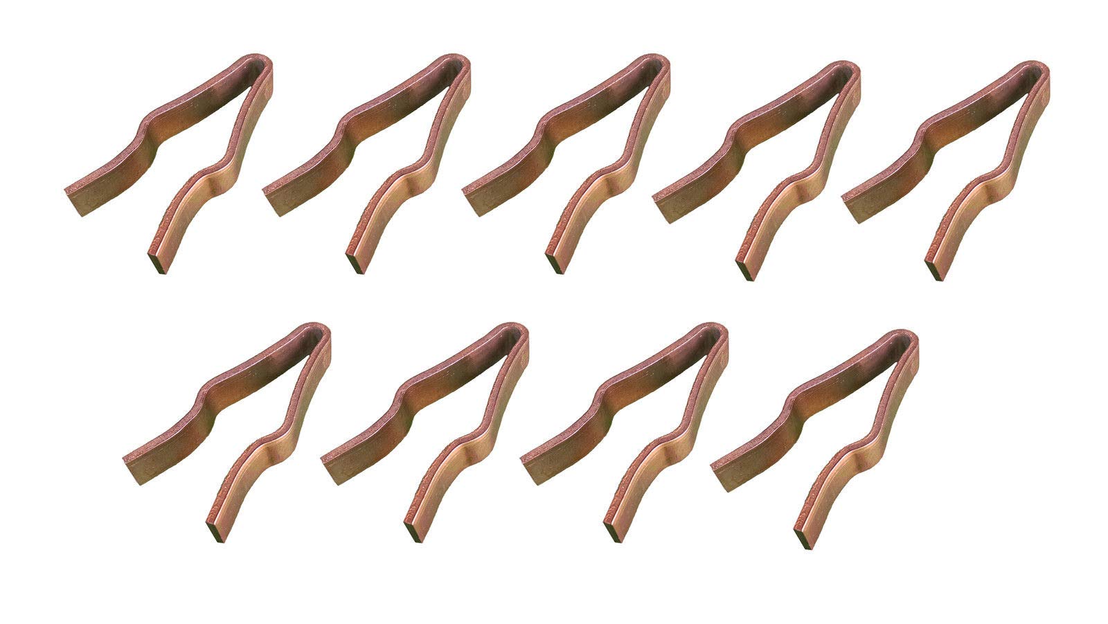 Gannon Box Shank Spring Clips - K-1306 - Set of 9 Heavy Duty Spring Clips for Automotive, Industrial & DIY Projects - Perfect for Securing Cables, Hoses & Wiring
