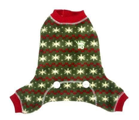 Cozy Fuzzy Snow Dog Pajamas for Women & Men - Winter Warm Flannel Sleepwear with Cute Snowflake & Puppy Print - Perfect for Christmas Gifts, Holiday Parties & Cozy Nights at Home