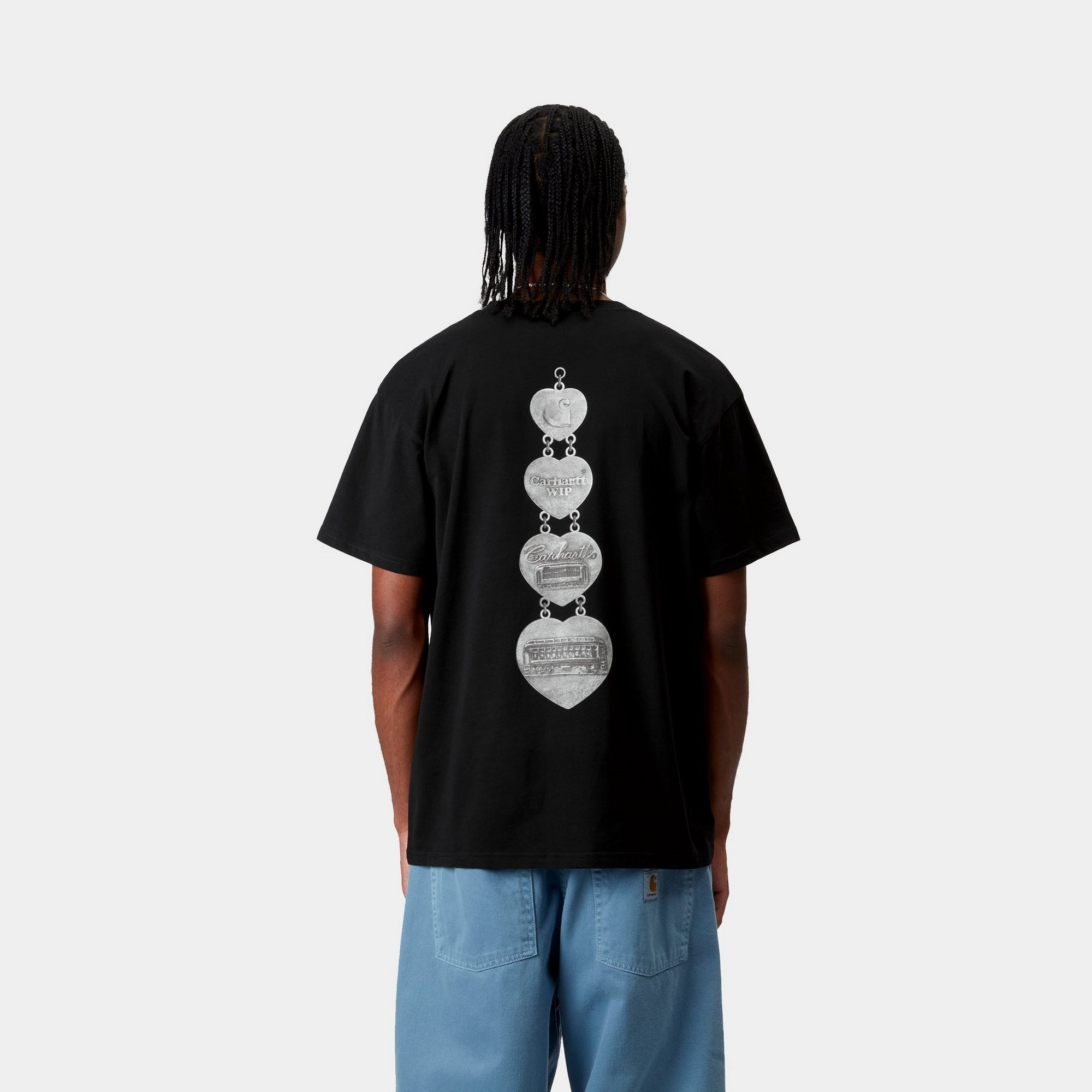 Stylish Hartt Chain Graphic T-Shirt for Men - Trendy Black Cotton Tee - Perfect for Casual Wear, Street Fashion & Everyday Outfits