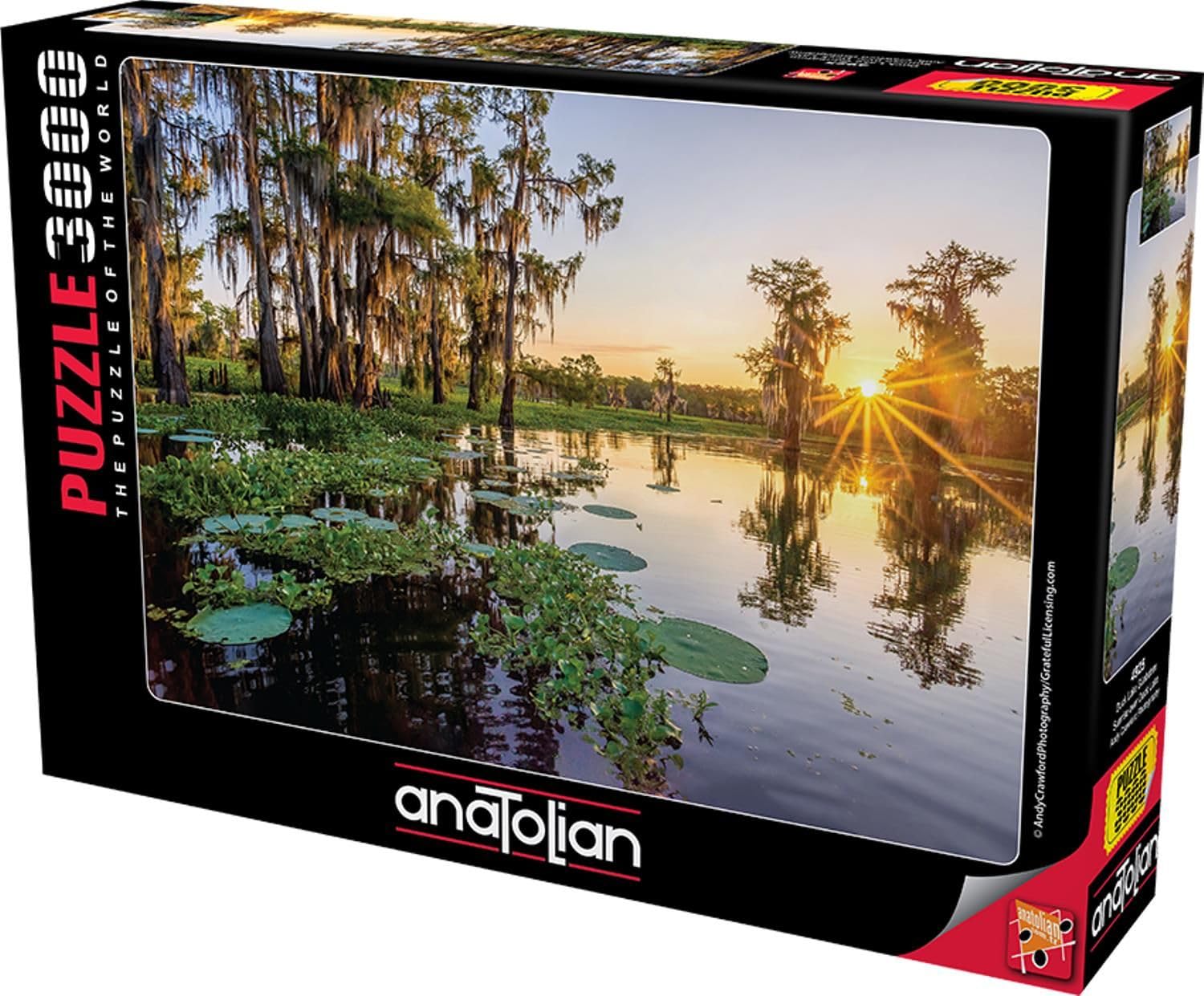 Anatolian Puzzle - Sunrise Over Duck Lake 3000 Piece Jigsaw Puzzle #4925 | Challenging Adult Puzzle for Home Decor & Family Game Night