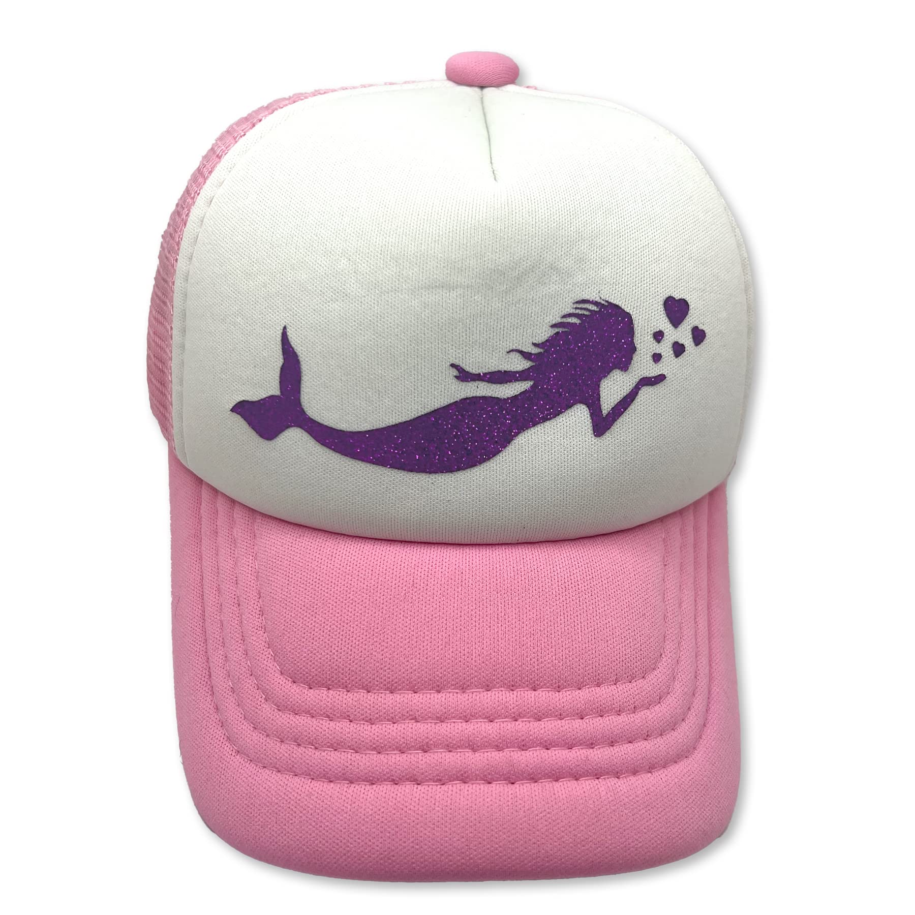Purple Glitter Snapback Hat for Babies - Summer Beach & Outdoor Play