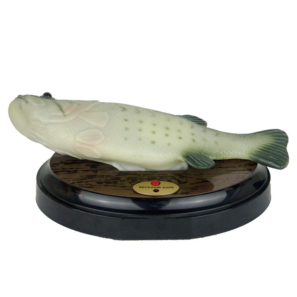 Funny Singing Electronic Fish Toy - Movable Plastic Simulation Fish with Music Box, Beating & Singing - Perfect for Gag Gifts, Prank Toys, and Home Decor