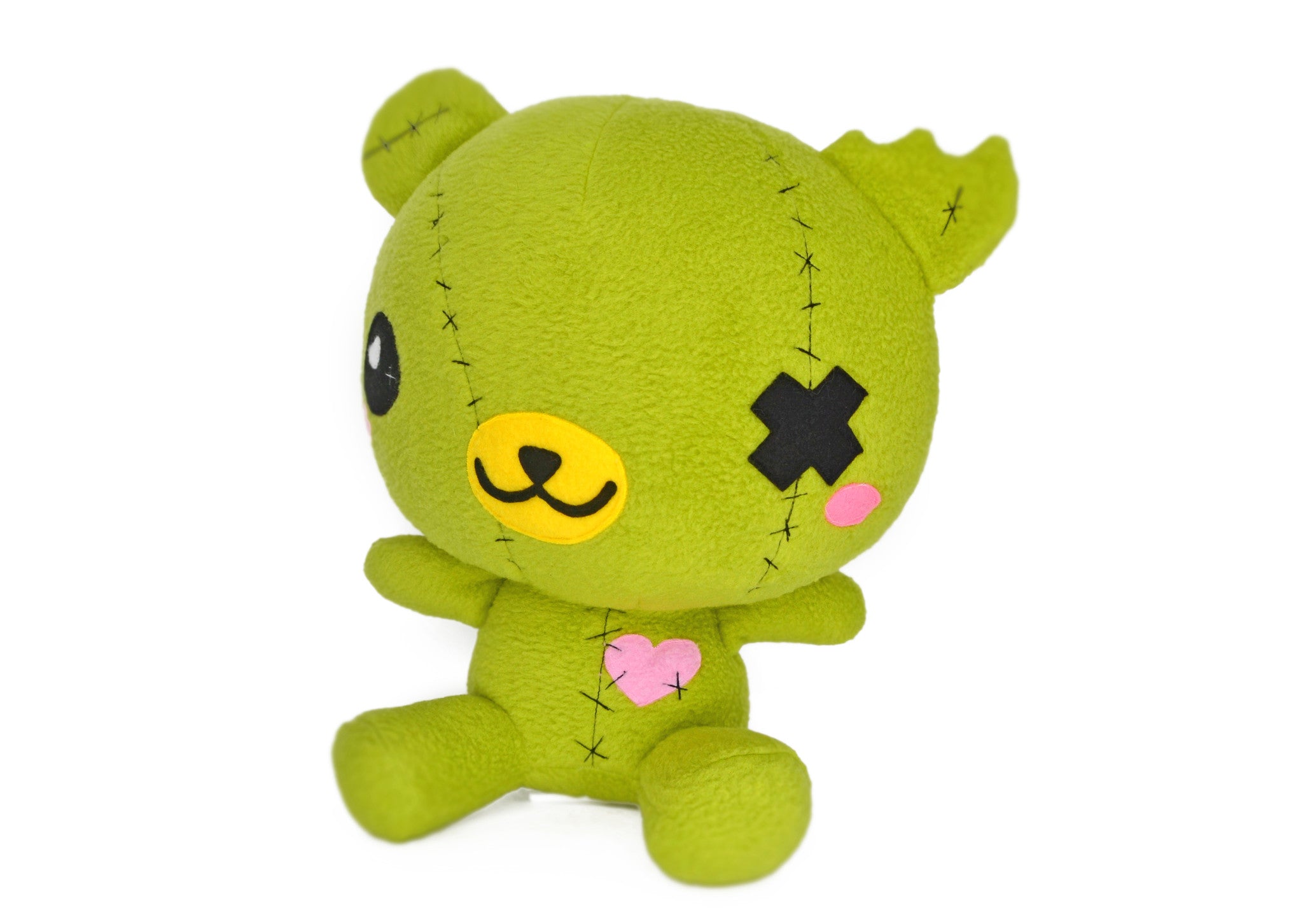 BIG ZomBear Plush Toy - Cute Kawaii Zombie Bear Stuffed Animal for Halloween Decor, Cosplay Prop & Gift for Horror Fans