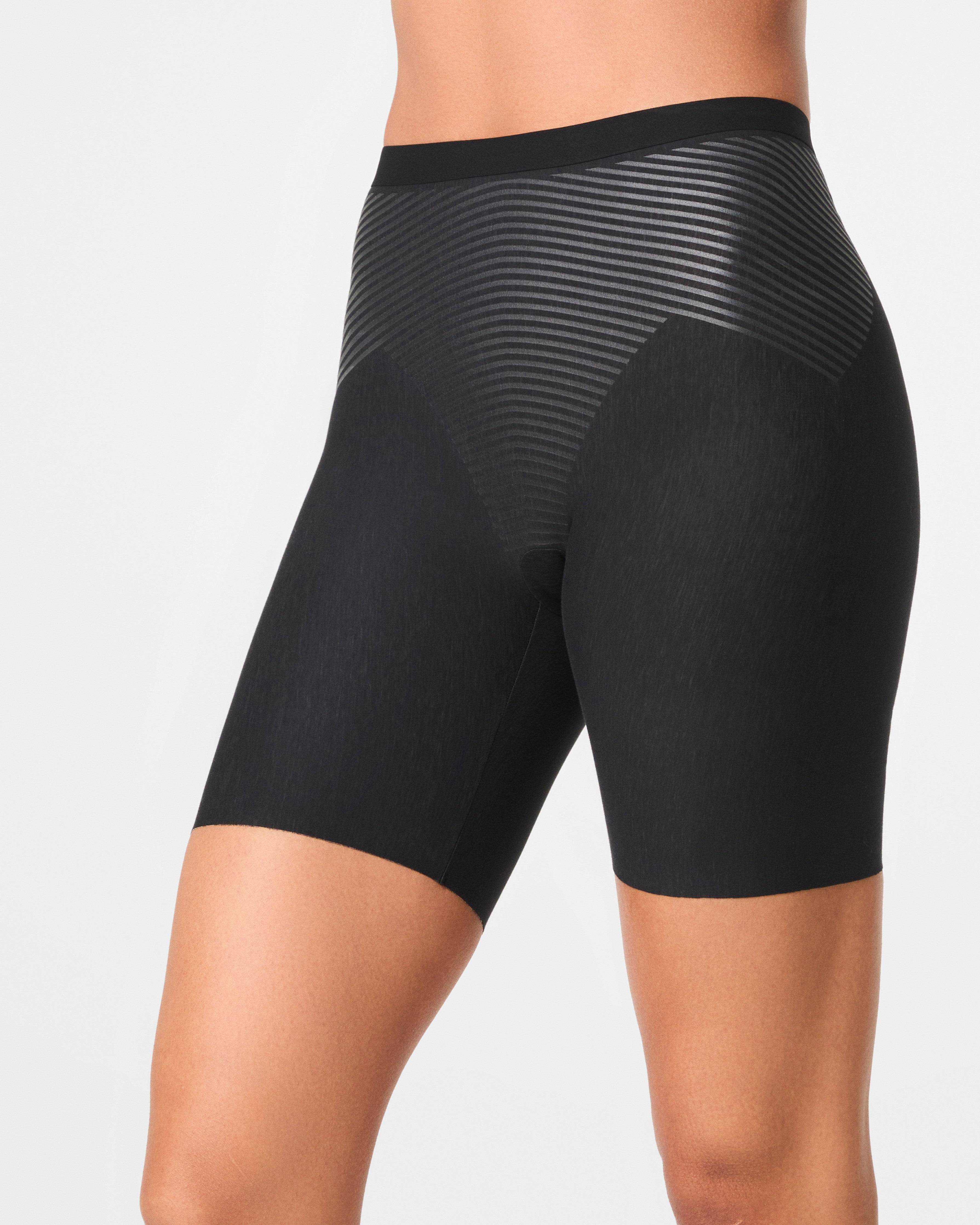 SPANX Shapewear Invisible Supima Cotton Mid Thigh Shorts for Women - Slimming Underwear for Everyday Comfort & Confidence | Perfect for Work, Dresses & Special Occasions