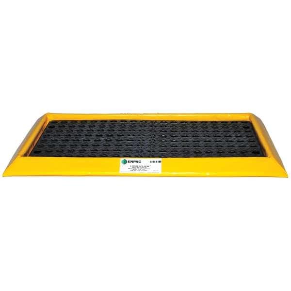 2 Drum Spill Containment Pallet - Heavy Duty Leak Proof Secondary Containment for Oil, Chemicals & Hazmat - Ideal for Warehouses, Garages & Industrial Use