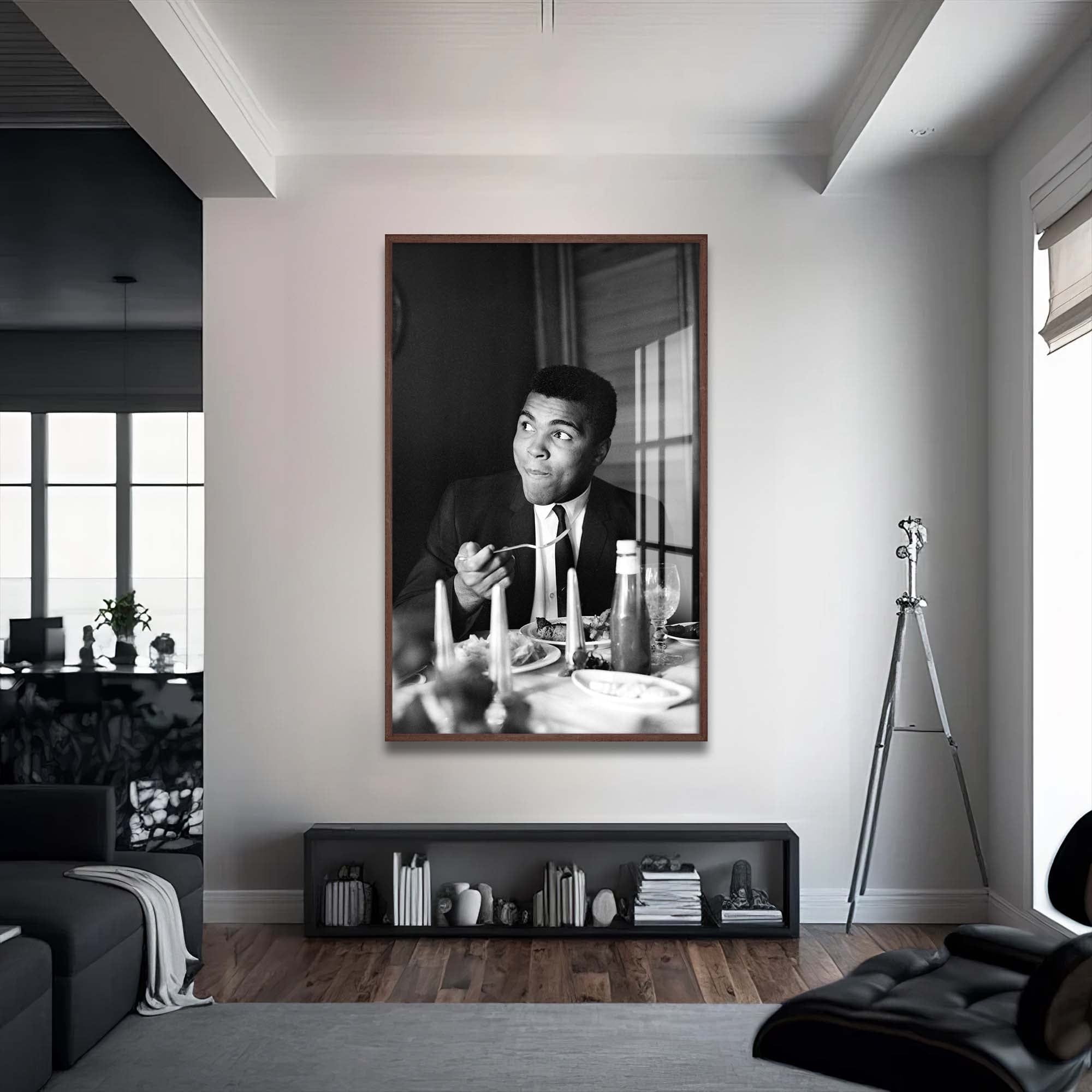 Muhammad Ali Themed Dinner Plate Set - Premium Ceramic Plates for Boxing Fans, Collectors & Home Decor | Perfect for Sports-Themed Parties, Memorabilia Displays & Gift Giving