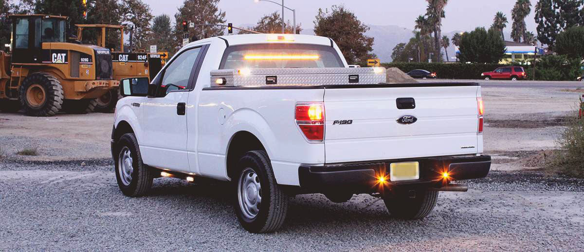 High Power 12 LED Surface Flush Mount Strobe Flash Side Marker Lights - Waterproof Vehicle Safety Lighting Kit for Trucks, Trailers & Emergency Vehicles - Day/Night Visibility Enhancement