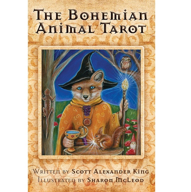 Bohemian Animal Tarot Deck - 78 Unique Cards for Divination, Spirituality & Self-Discovery | Perfect for Tarot Readings, Meditation & Gift Giving