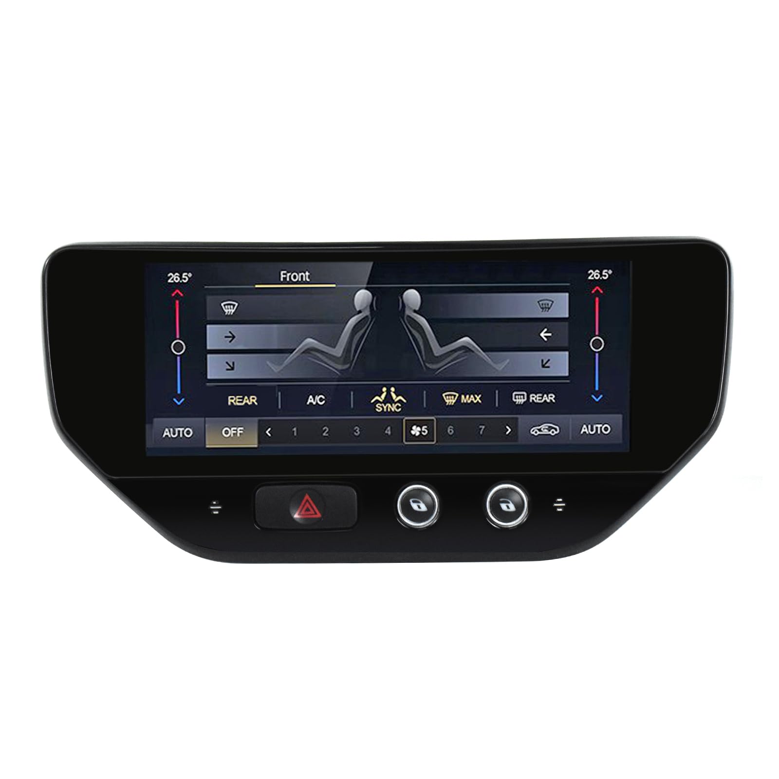 Maserati GT GranTurismo 2007-2017 LCD Touch Screen AC Climate Control Panel - Air Conditioning & Seating Control Switch - Perfect for Car Interior Upgrades & Climate System Replacement