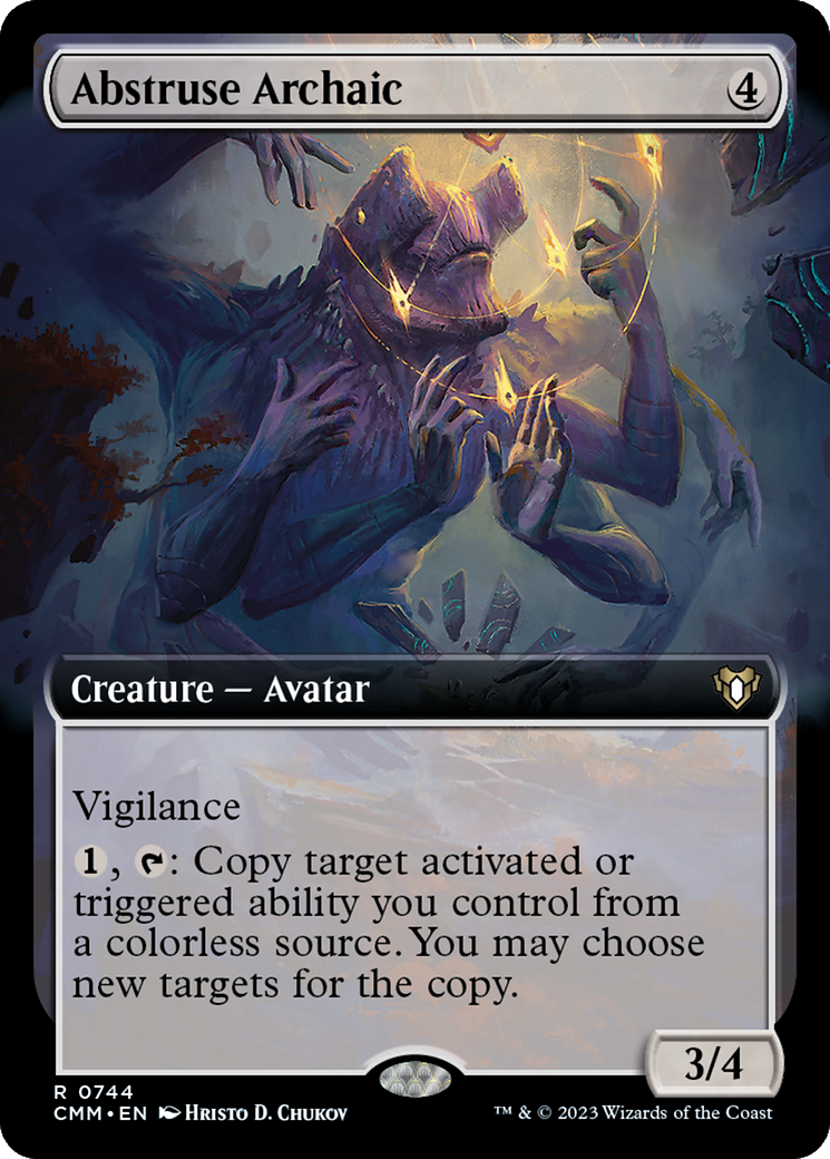 Abstruse Archaic (Extended Art) - Commander Masters MTG Card - Perfect for Commander & Multiplayer Magic: The Gathering Games