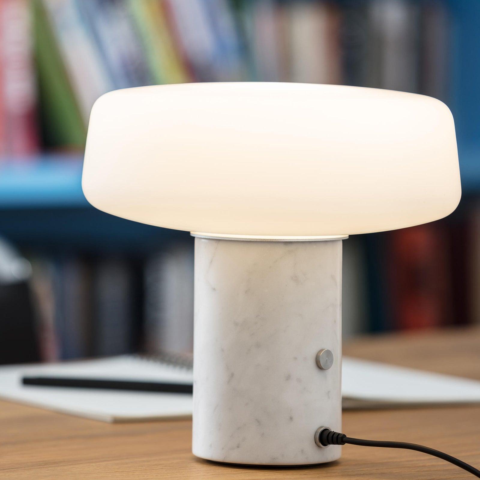 Modern Solid Wood Table Lamp - Warm White LED Light for Bedroom, Living Room, and Office - Perfect for Reading, Working, and Relaxing