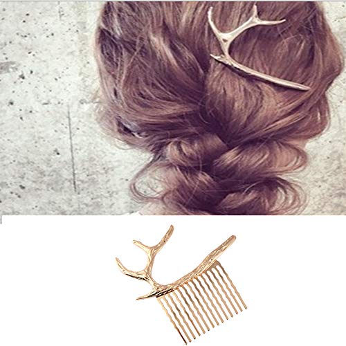 4PCS Alloy Hair Combs - Metal French Twist Clips for Women & Girls - Party & Wedding Accessories