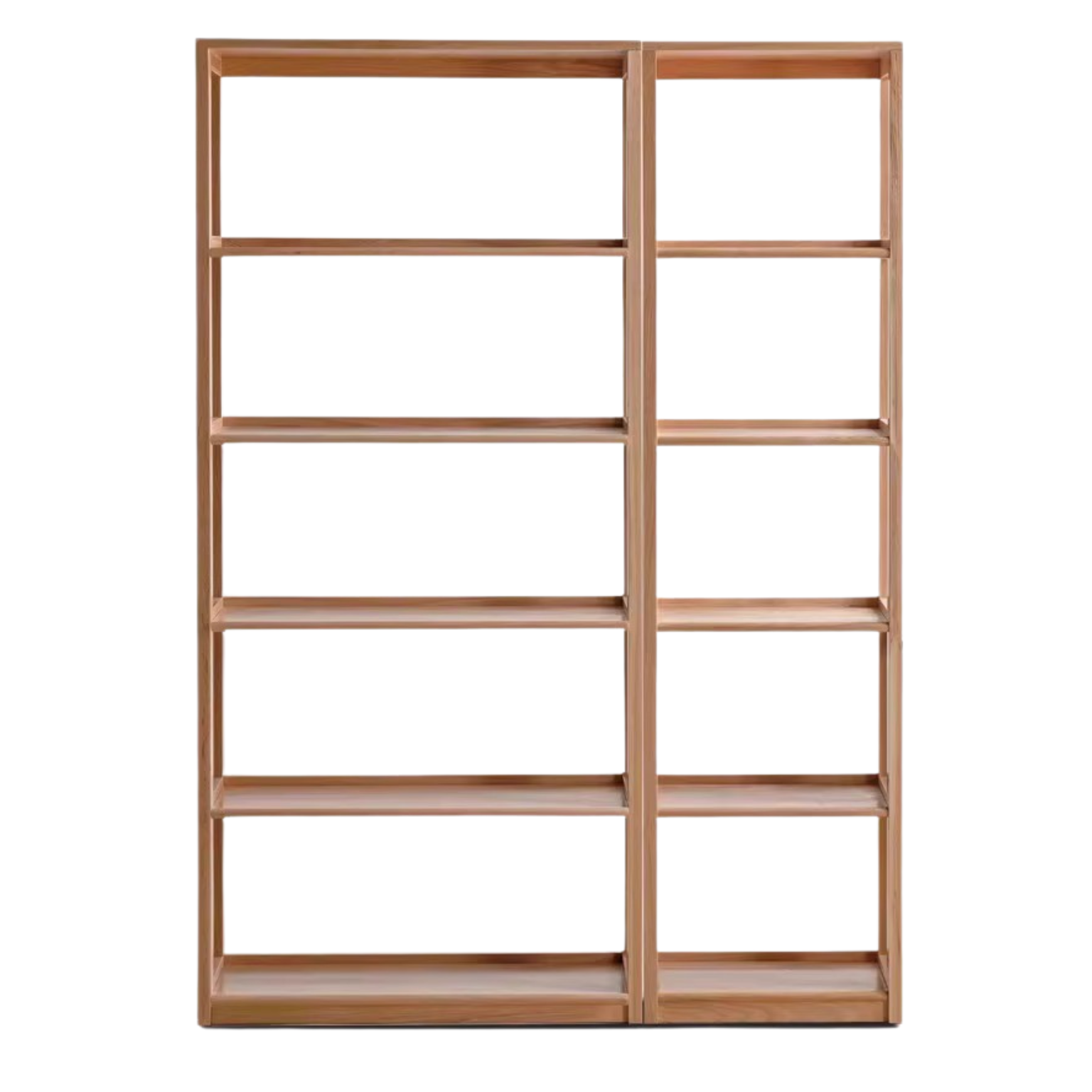 35x13.8x74.8 inch + 17.3x13.8x74.8 inch / 89x35x190 сm + 44x35x190 сm / Natural Wood Color / Shelf