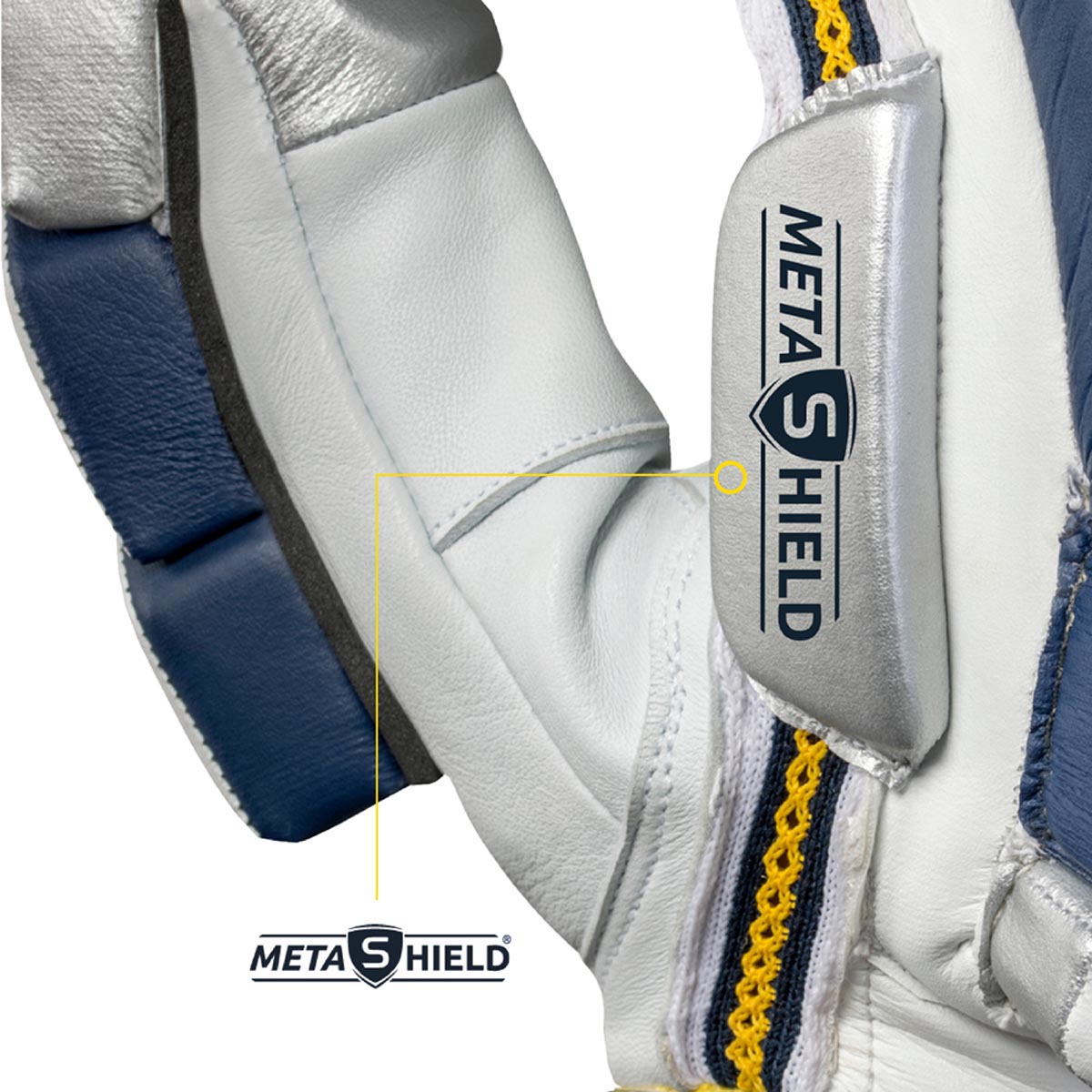 Masuri E Line Pro Cricket Batting Gloves - Premium Leather Protection for Batsmen | Perfect for Practice & Competitive Matches
