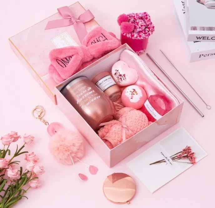 13-Piece Relaxing Spa Care Gift Set for Women - Perfect Christmas, Birthday, or Mother's Day Gift for Mom, Sister, Best Friend - Ideal for Home Spa Nights, Self-Care Sundays, and Stress Relief
