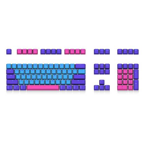 Akko X Ducky Joker 108 Key OEM Profile PBT Keycap Set for Mechanical Keyboard - Perfect for Gaming, Typing & Custom Keyboard Builds