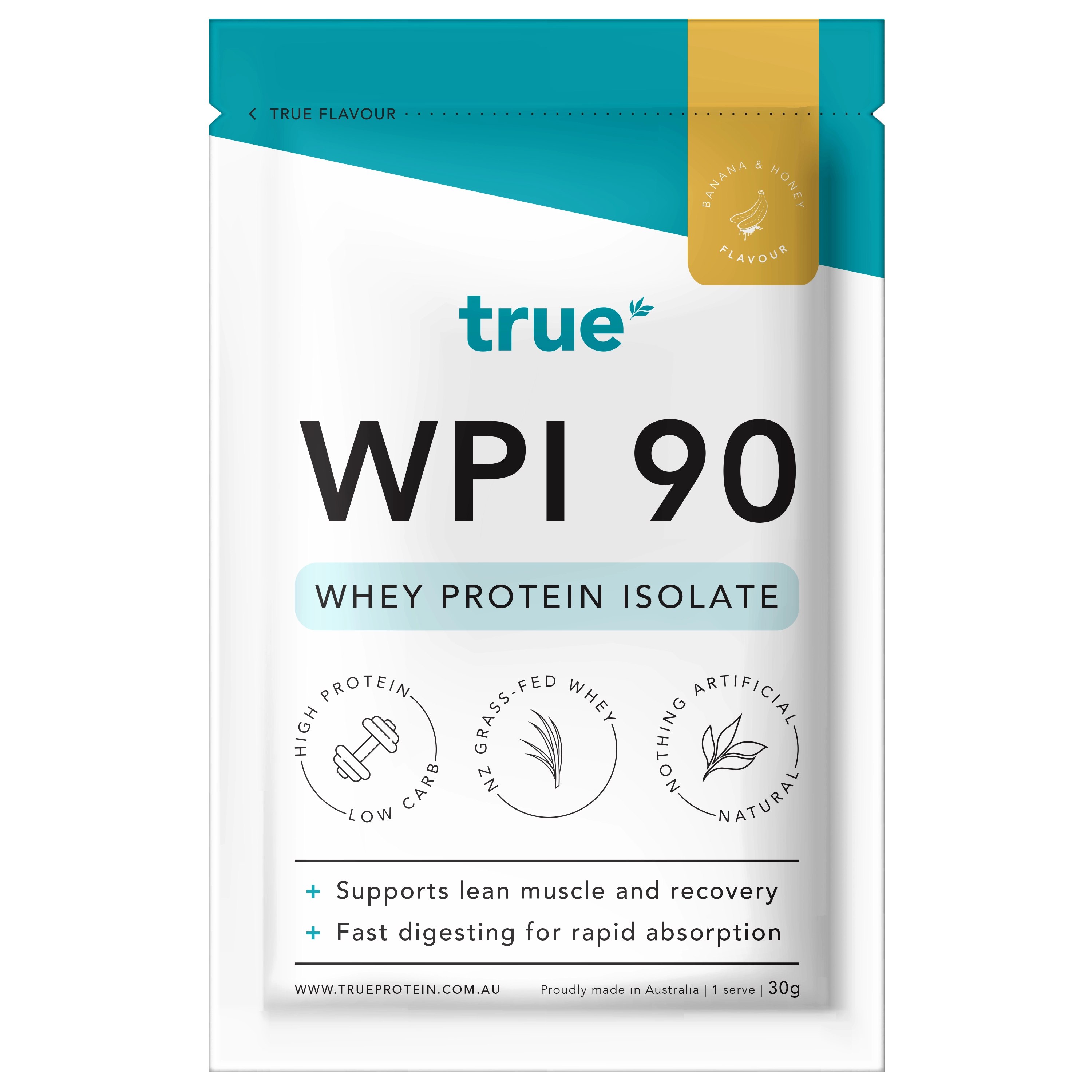 WPI 90 Protein Powder Sample - Premium Whey Protein Isolate for Muscle Recovery & Workout - Ideal for Gym, Fitness & Post-Workout Nutrition