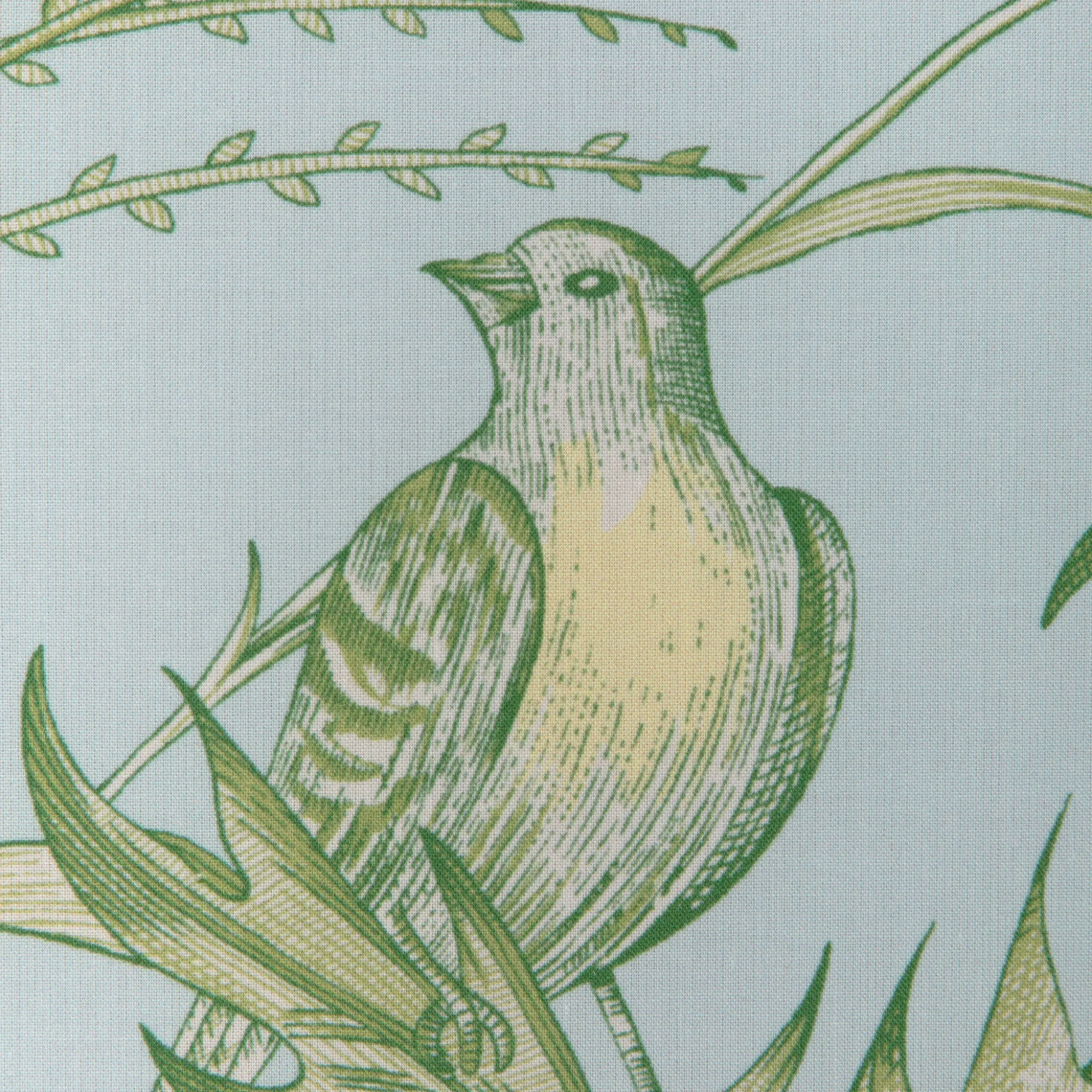 Brunschwig & Fils Bird & Thistle II Print Decorative Fabric - Premium Upholstery & Drapery Material for Home Decor, DIY Projects & Interior Design
