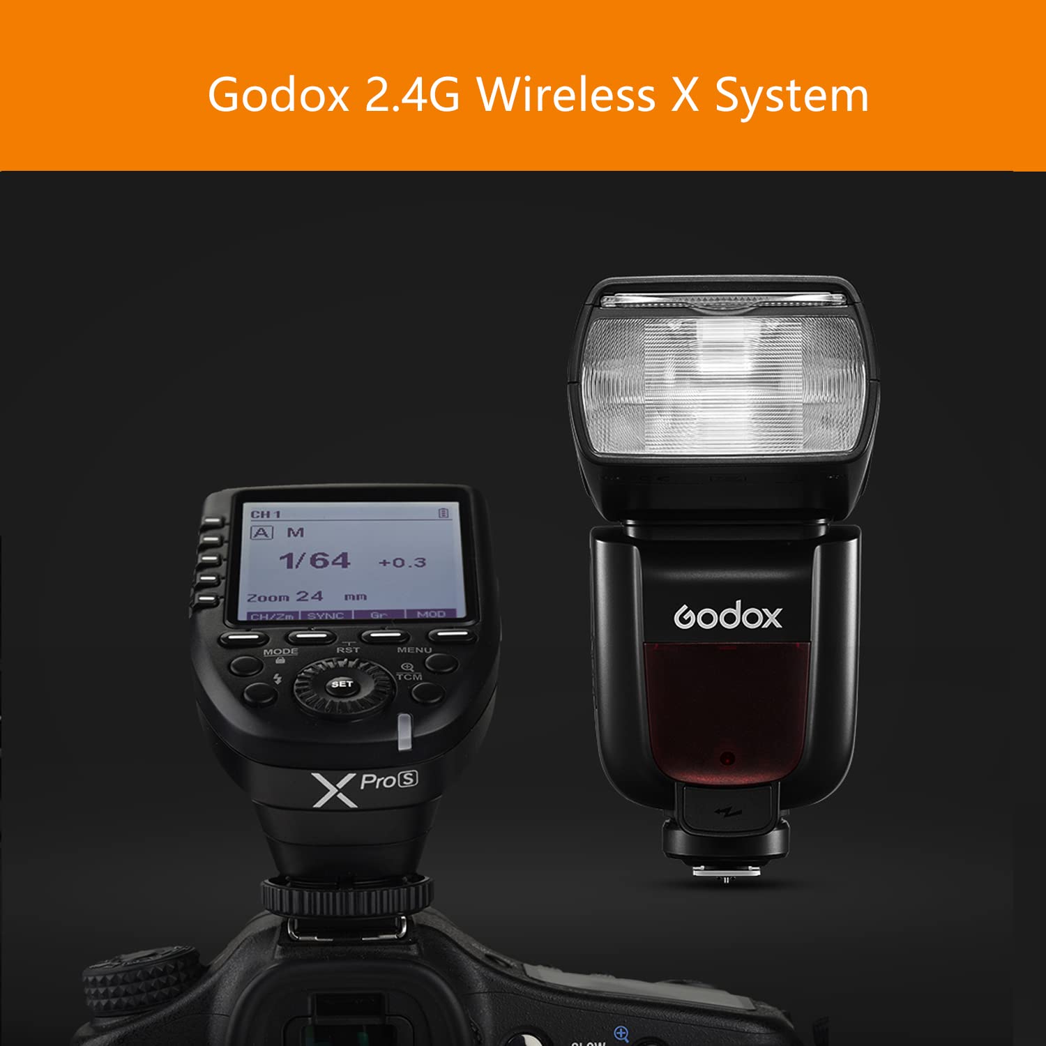 Godox TT685II-N TTL Flash Speedlight with Xpro-N Wireless Trigger Kit for Nikon DSLR Cameras (D70, D90, D3000-3200, D5100-5200, D7100-7200) - Perfect for Portrait, Wedding & Event Photography